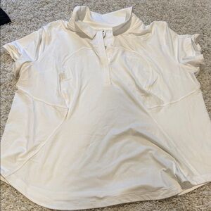 NEW! Lululemon size 16 Women's White Polo Shirt